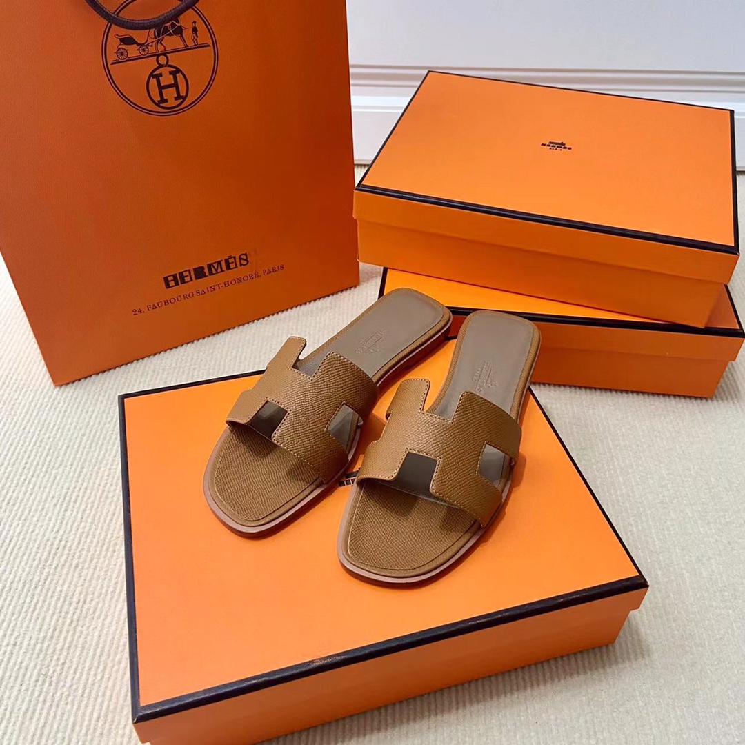 에르메스 올수공 오란 슬리퍼 샌들 앱송 37